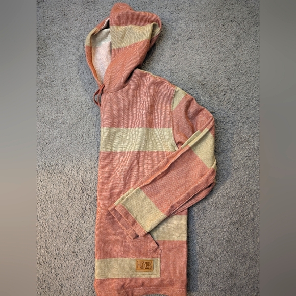 Men's (S) Modern Surf Poncho Hoodie - Zion Rust - Picture 2 of 7